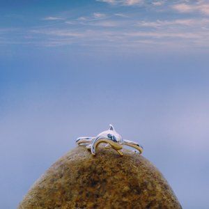 3/$25 🏷️ Sterling Silver Fish Animal Adorable Dolphin Ring for girls